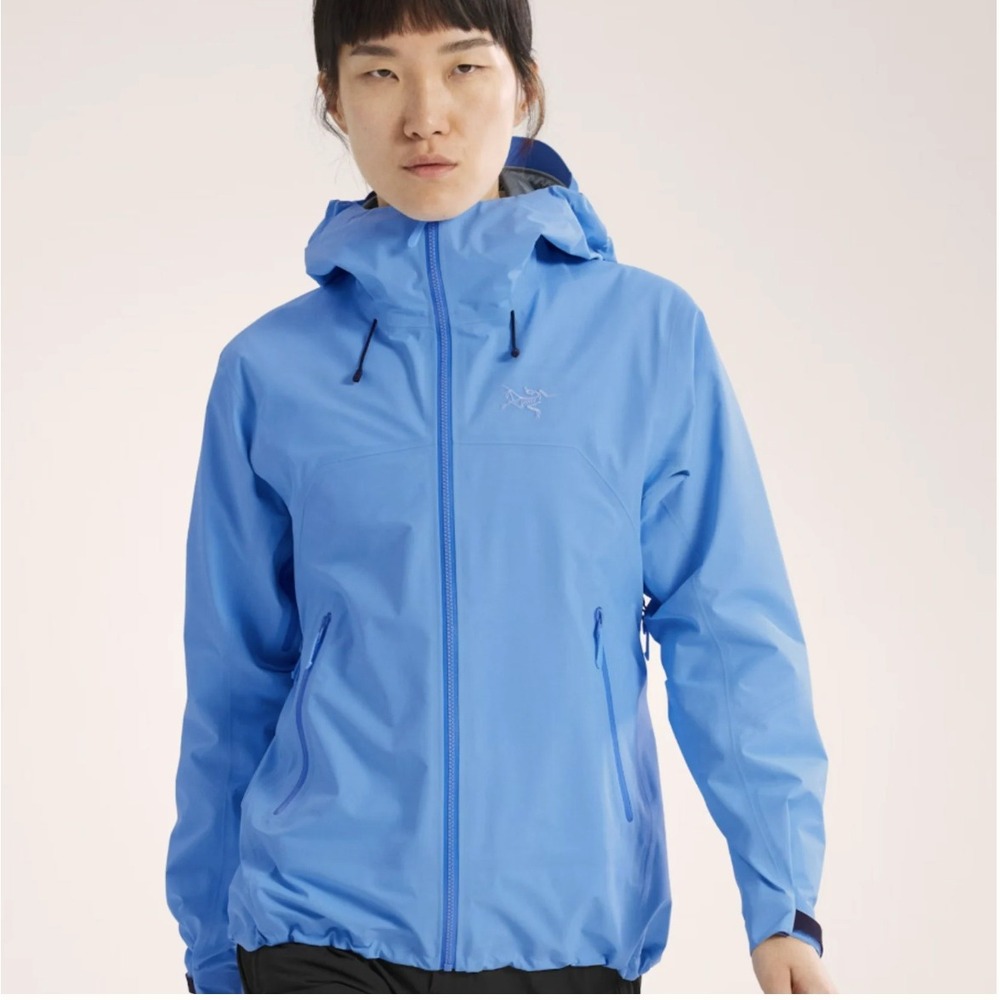 Arc'teryx Beta SL Jacket GORE-TEX Hardshell Womens XL Light Blue Waterproof